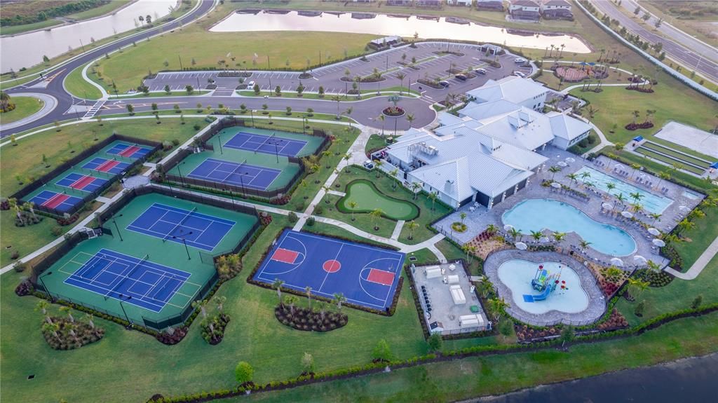 Aerial View of Amenity Center Clubhouse