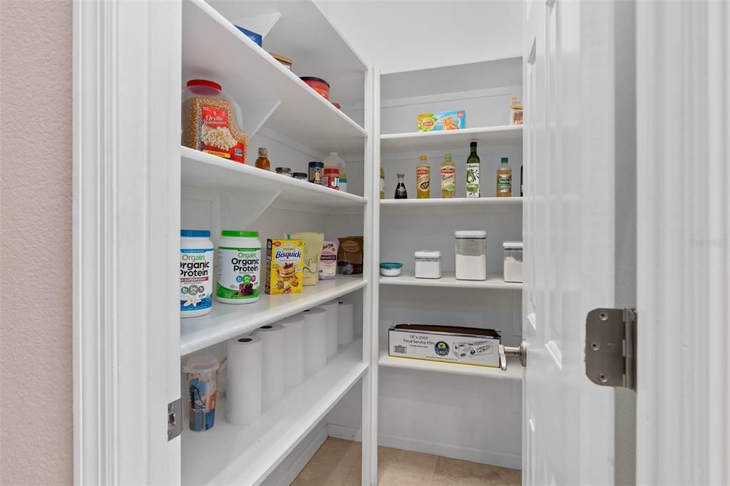 large walk in pantry