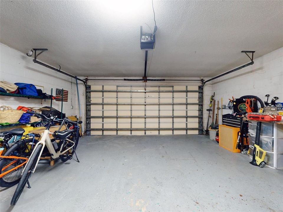 Spacious 2 Car Garage