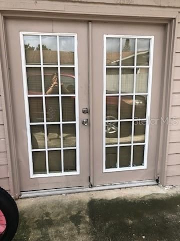 Garage entrance to private apt.