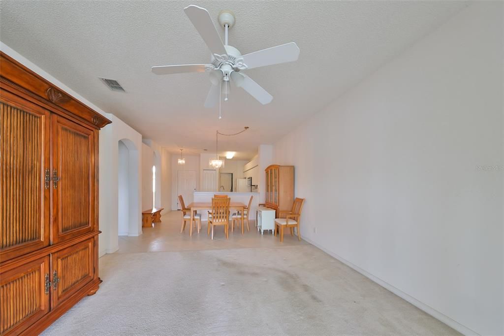 Living Room & Dining Area & Kitchen beyond