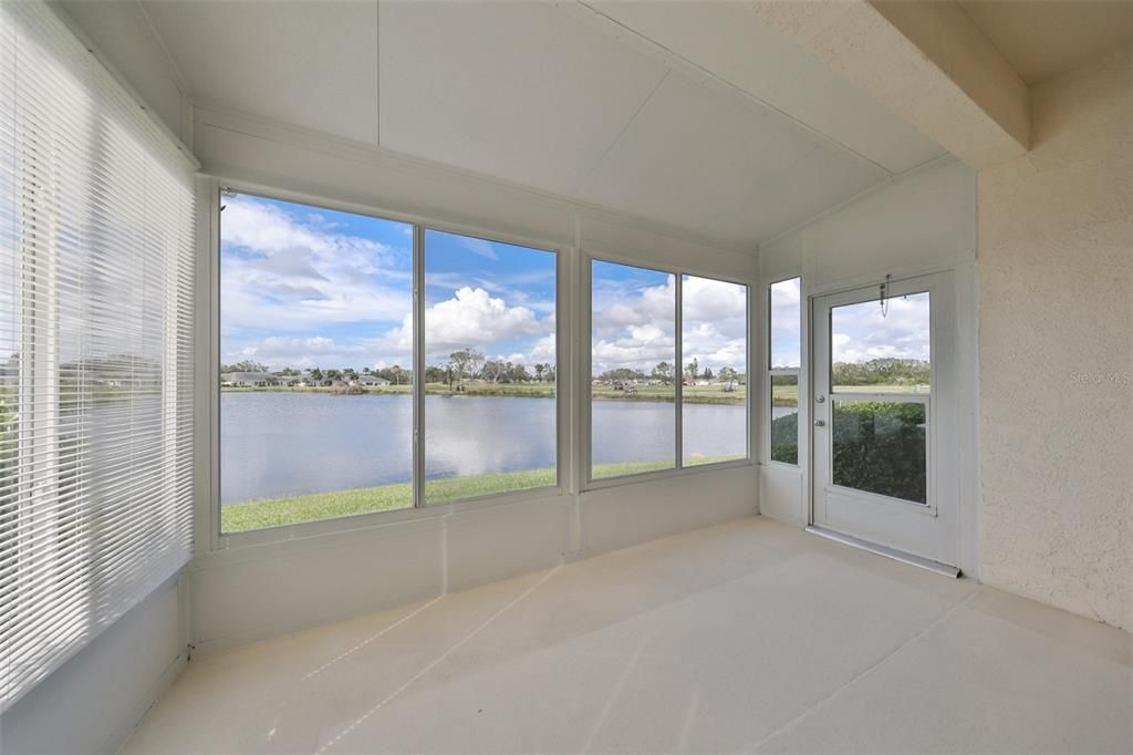 Enclosed, Air Conditioned Florida Room w/Incredible views