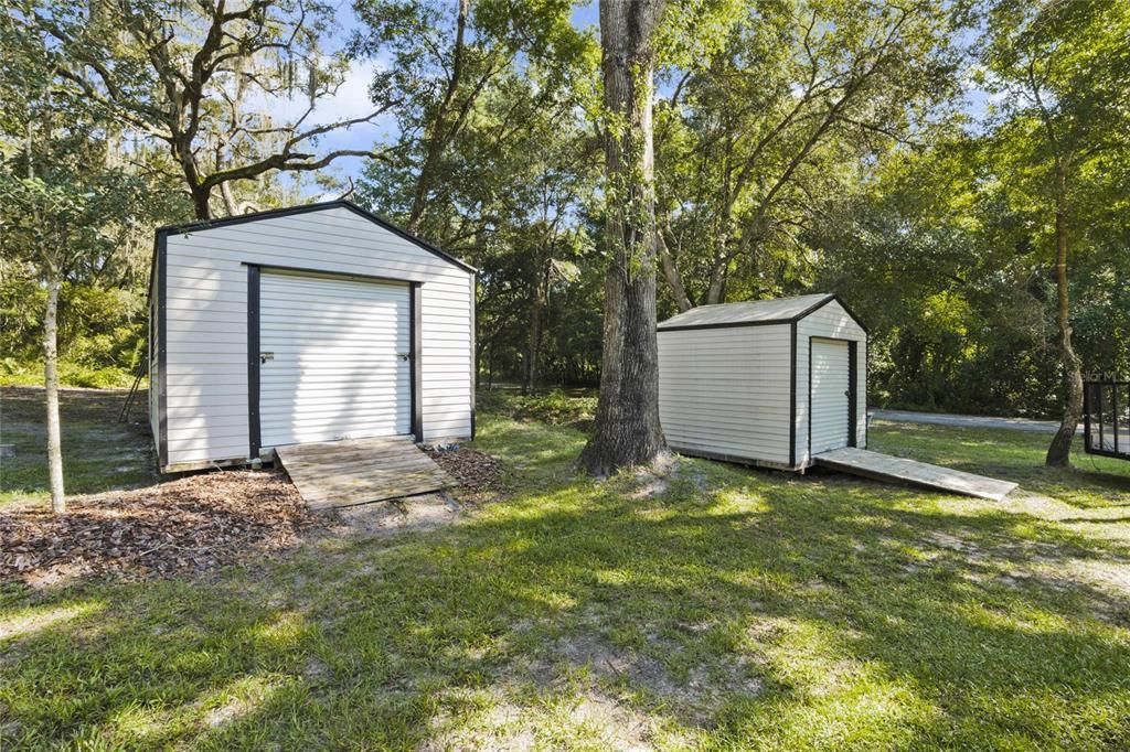 2 STORAGE SHEDS