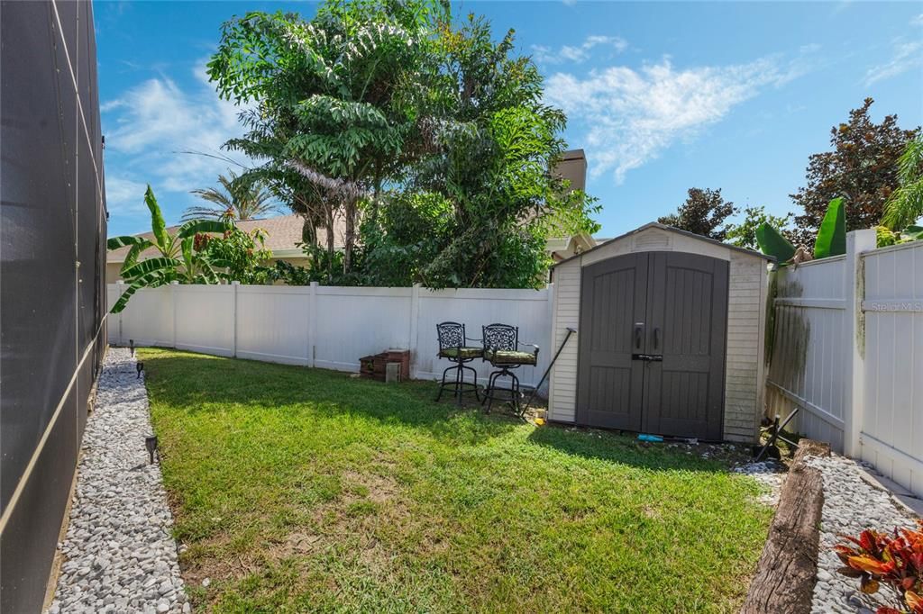 Back Yard and Shed