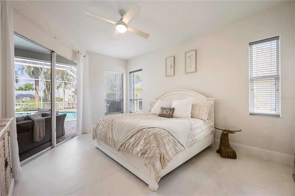 Primary Bedroom with Sliders to Outdoor Area