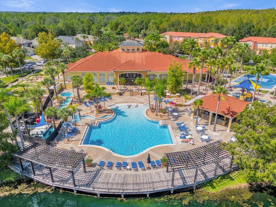 Aerial View Pool