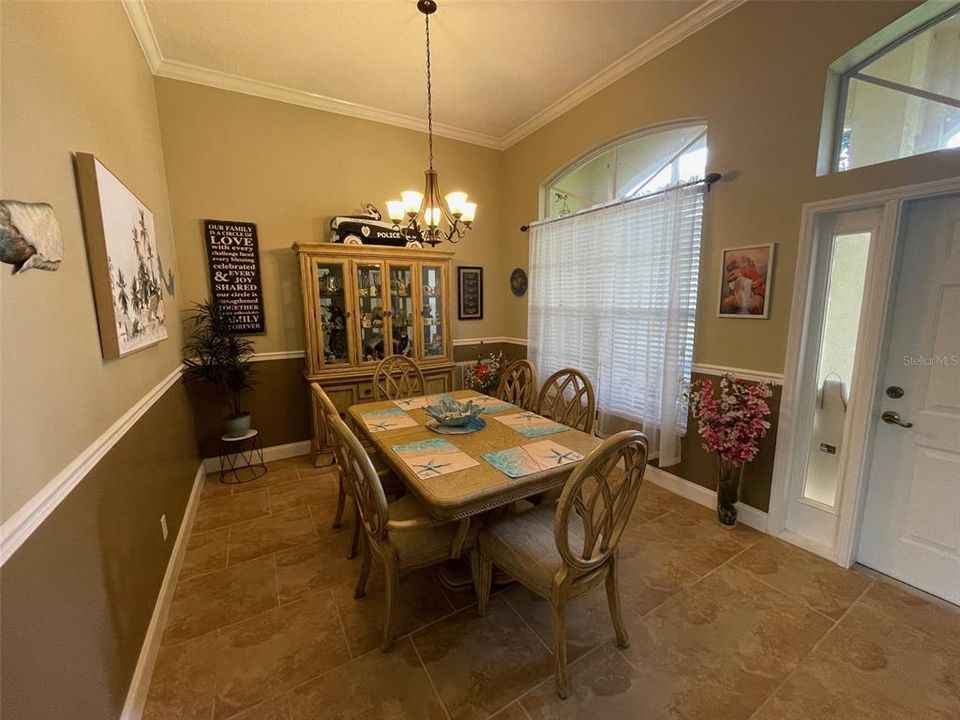 Dining room off front foyer