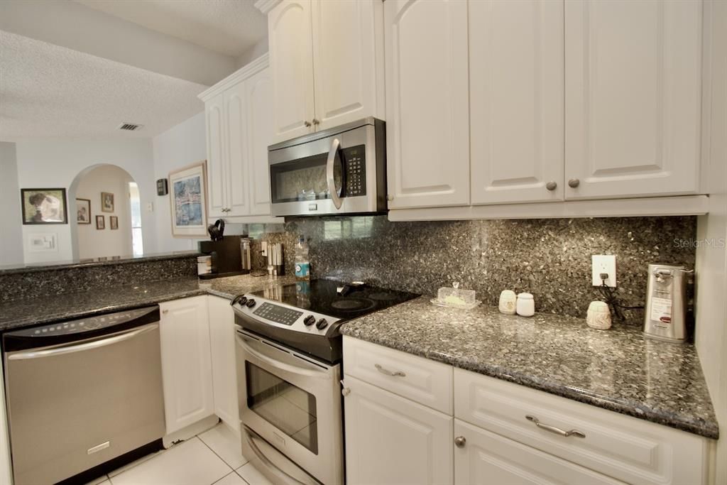 Granite Countertops and Backsplash