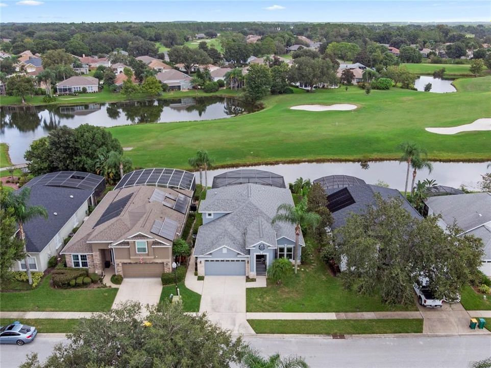 Aerial of 8027 Saint James Way, Mount Dora.