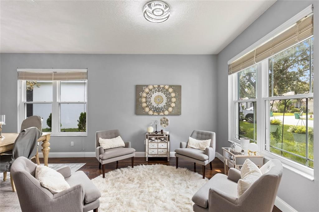 Formal Living and Dining Rooms at the Front of the Home.