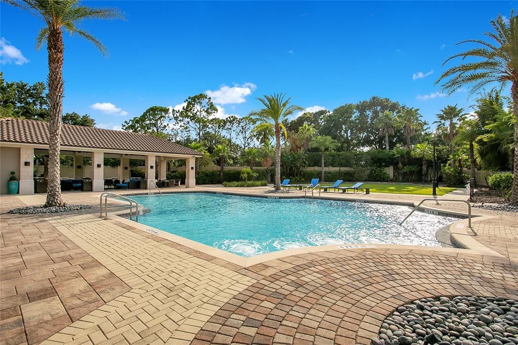 Community Pool, Lounging Area & Firepit