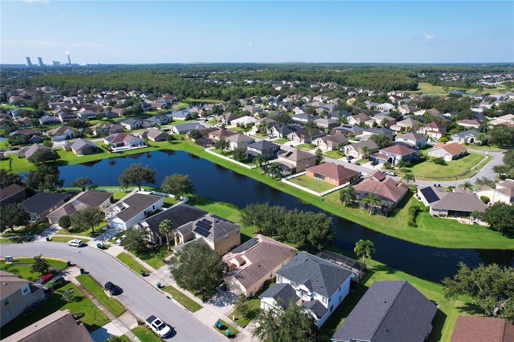 Gorgeous view.   Home in the middle between the 2 large home on the bottom screen.