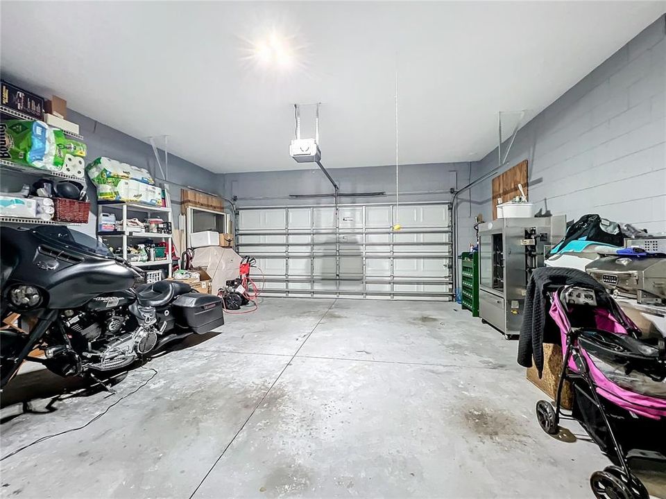 Spacious clean garage