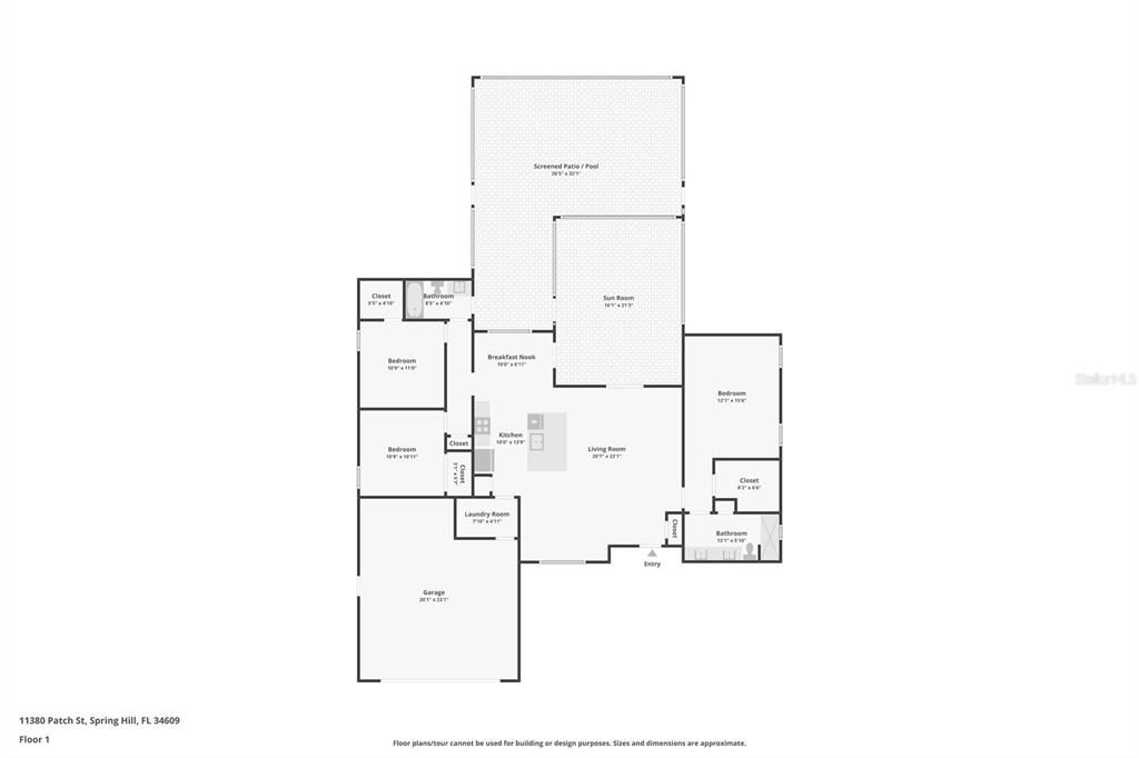 На продажу: $369,900 (3 спален, 2 ванн, 1577 Квадратных фут)