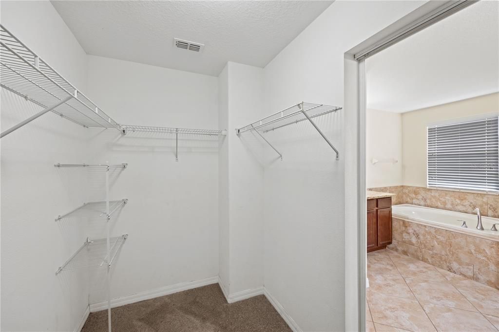 Primary Suite Walk-in Closet