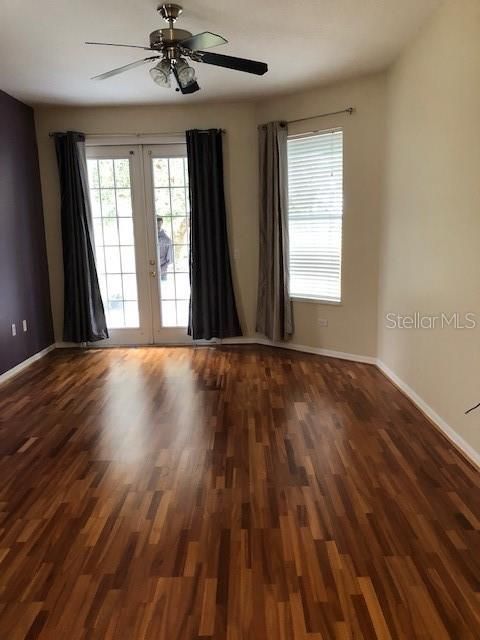 Primary Suite French Doors, Wood Floor