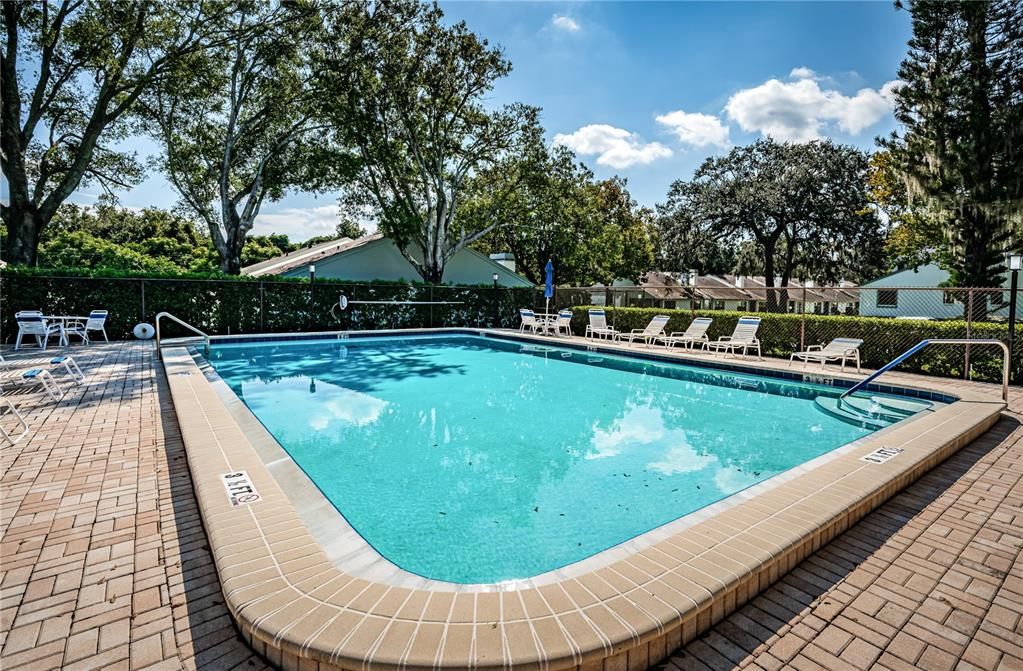 Community Pool sun deck