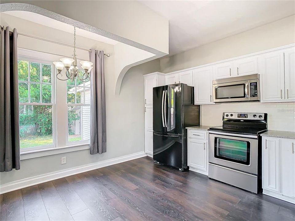 Kitchen with dinette area