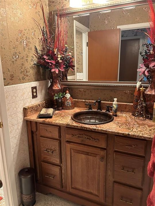 1/2 bath vanity