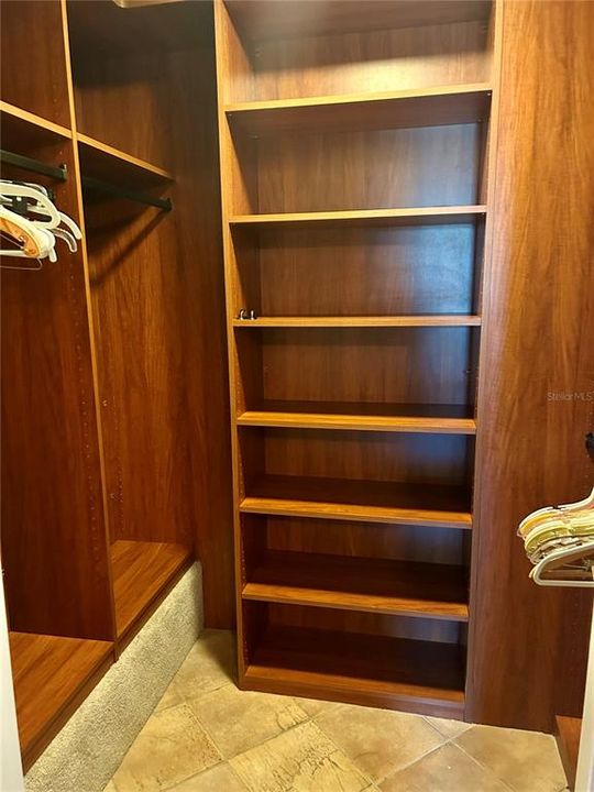 Second walk-in closet