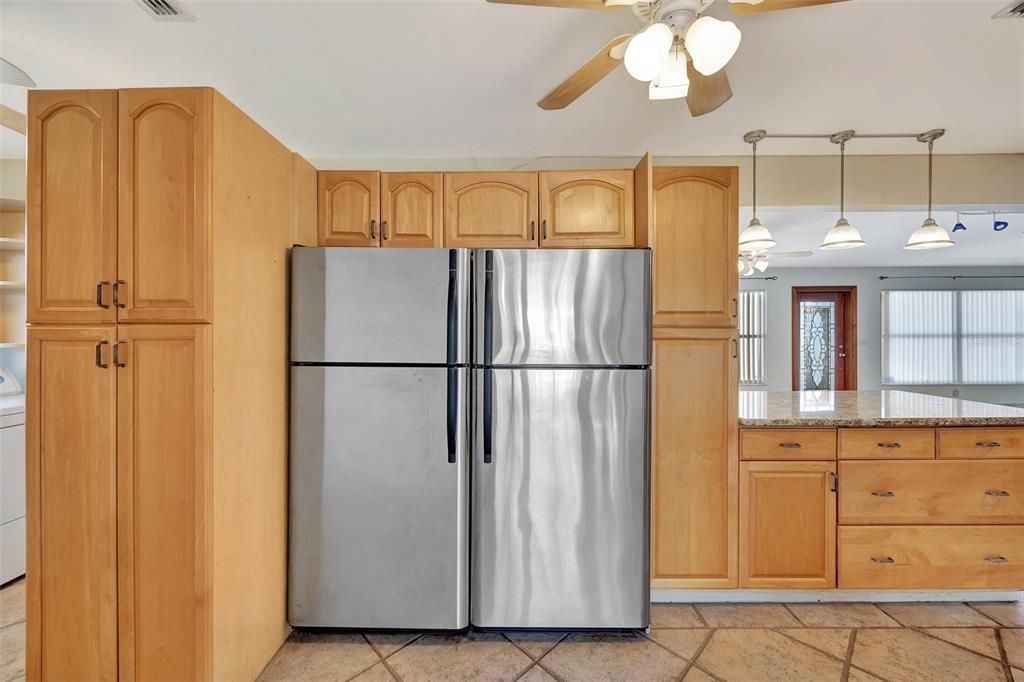 Another view of the kitchen area