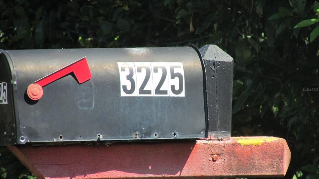 Private mailbox - look for it as you locate the home.