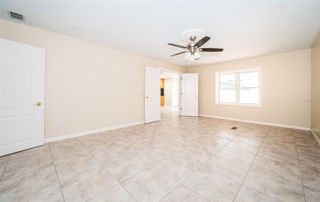 Primary Bedroom/Sitting area/In-Law Suite with view into Great Room