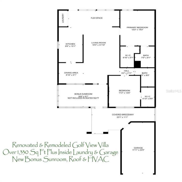 Complete renovation with open & split plan that you will love~