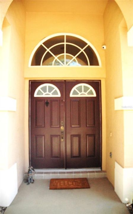 Covered Double door Entrance