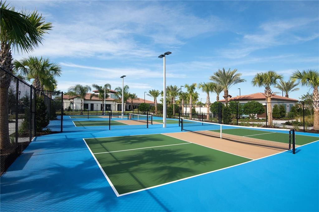 tennis courts