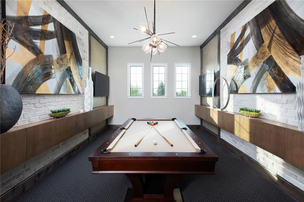 clubhouse billiards room