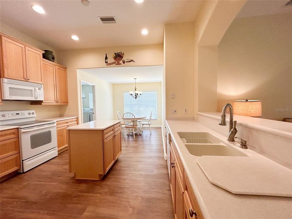 Large Kitchen with beautiful natural wood cabinets