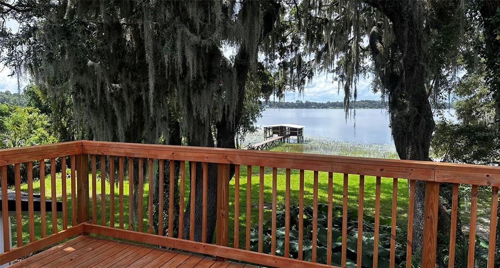 Lake view from Primary Suite Balcony