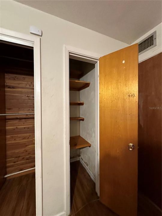 Primary Bedroom Storage Closet