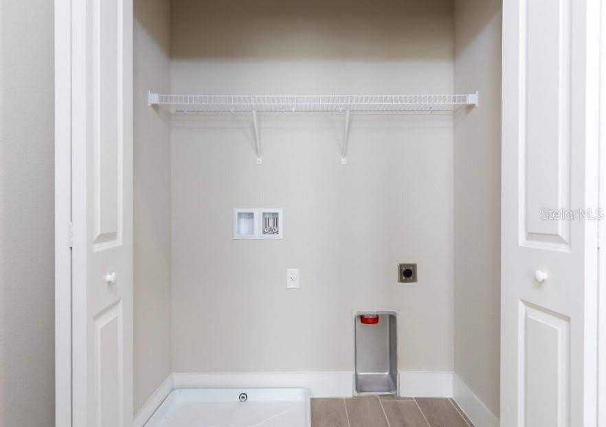 Laundry Closet in Second Floor Hall