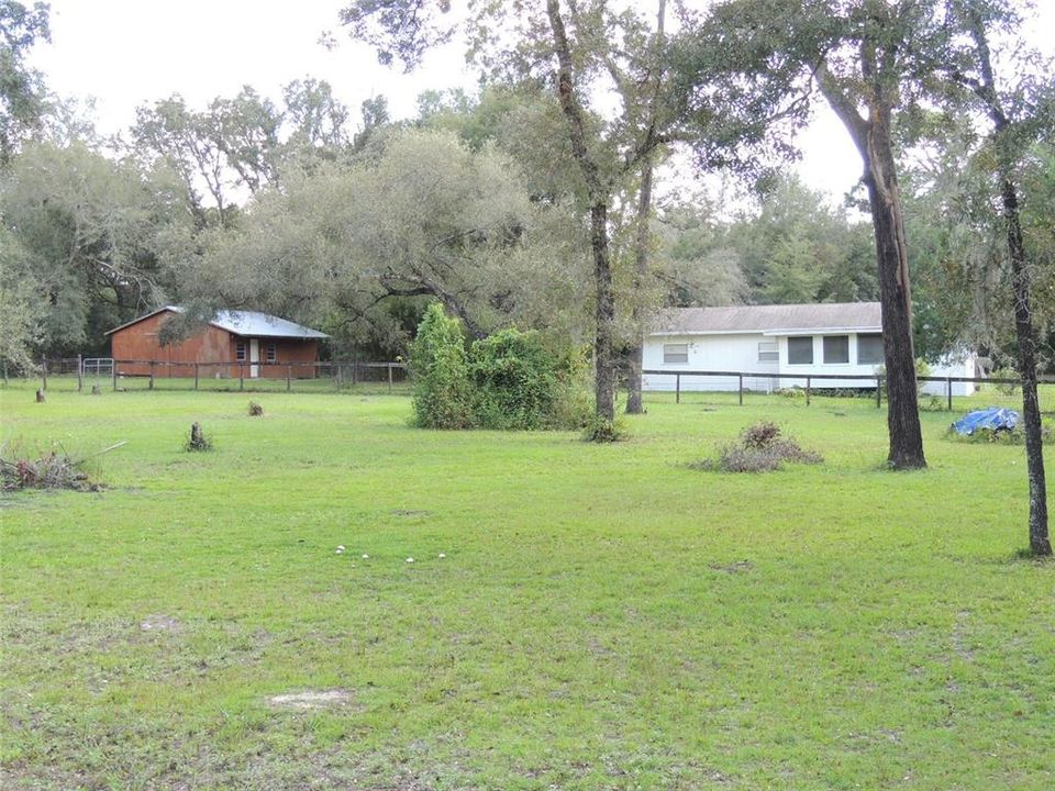 House & Barn from the Road