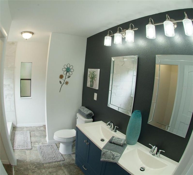 Master Bath with His and Hers Sinks