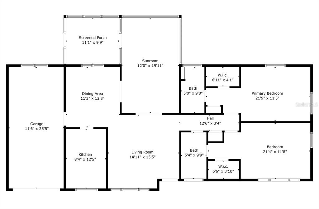 На продажу: $239,900 (2 спален, 2 ванн, 1417 Квадратных фут)