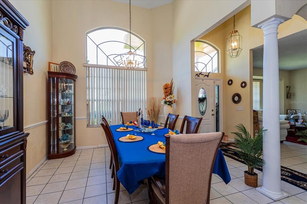 Dining Room for Large Gatherings.