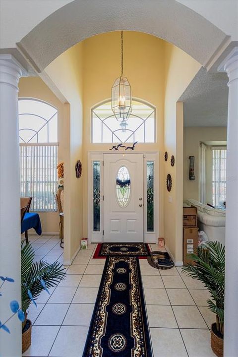 Inviting Foyer.