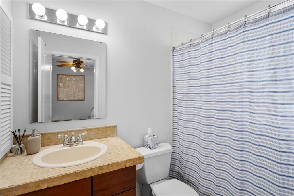 Guest bathroom upstairs