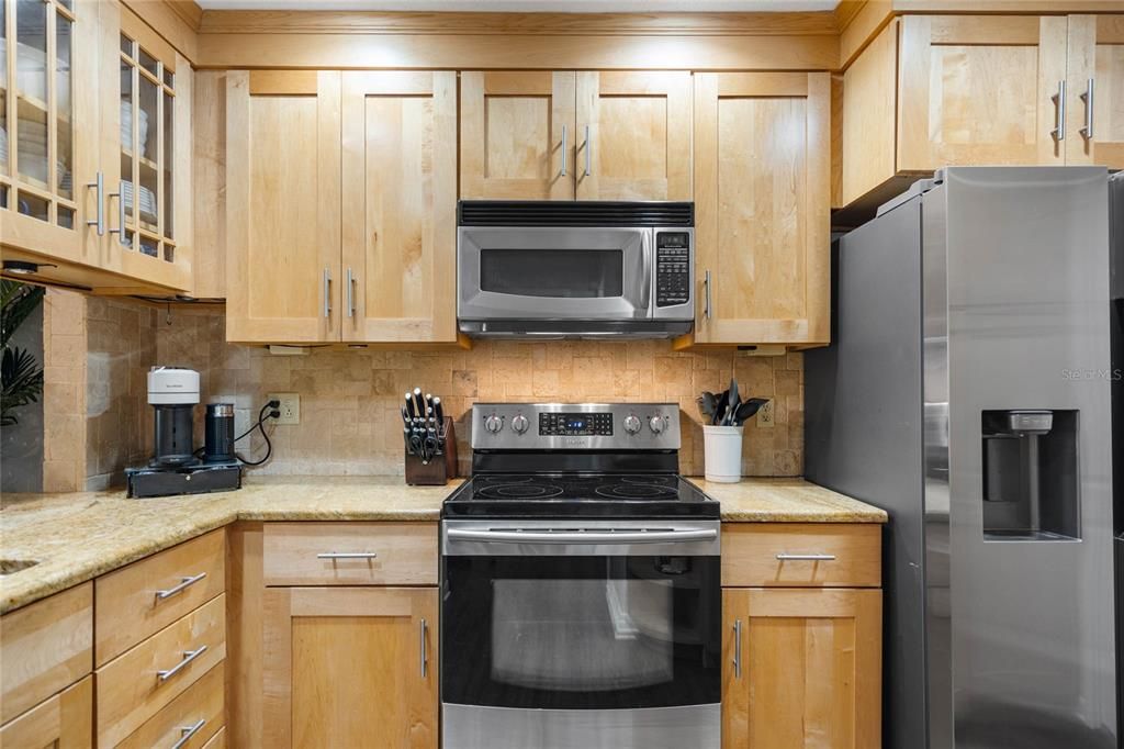 Stainless steel appliances