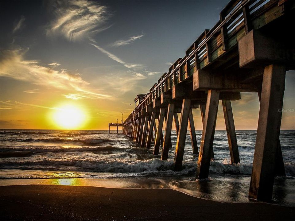 Amazing sunsets at the pier every night. Take a stroll or grab a bite at the local restaurant