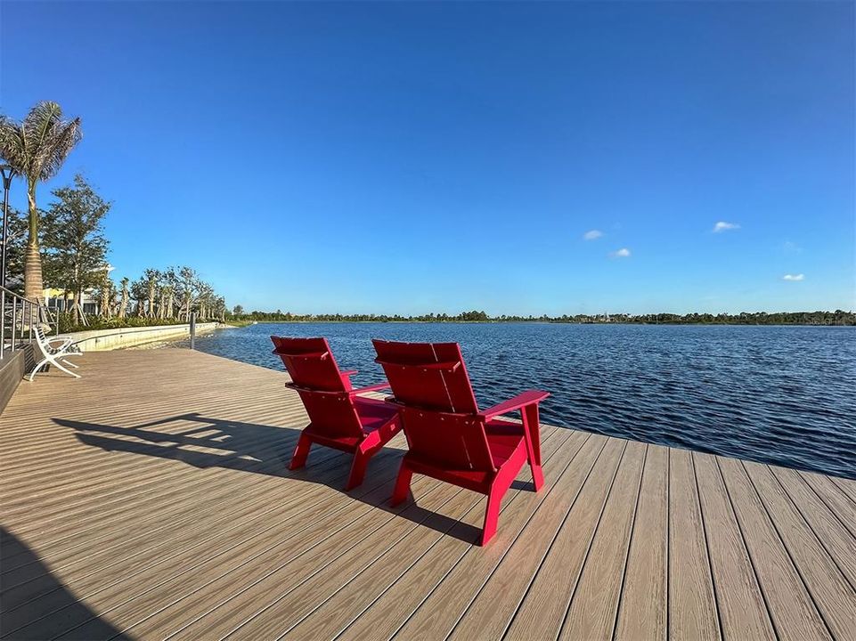 Beautiful lake views in downtown Wellen Park