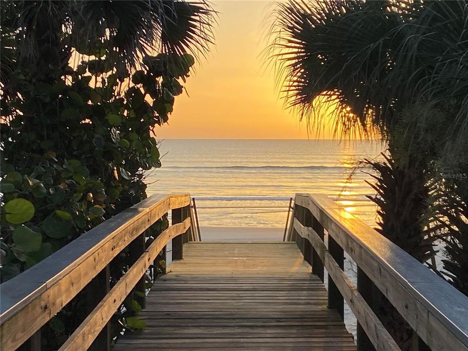 Only steps to the No-drive Beach