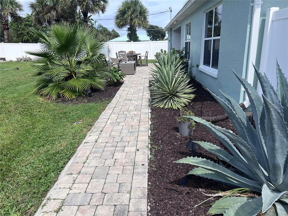 Beautiful Paver Sidewalk