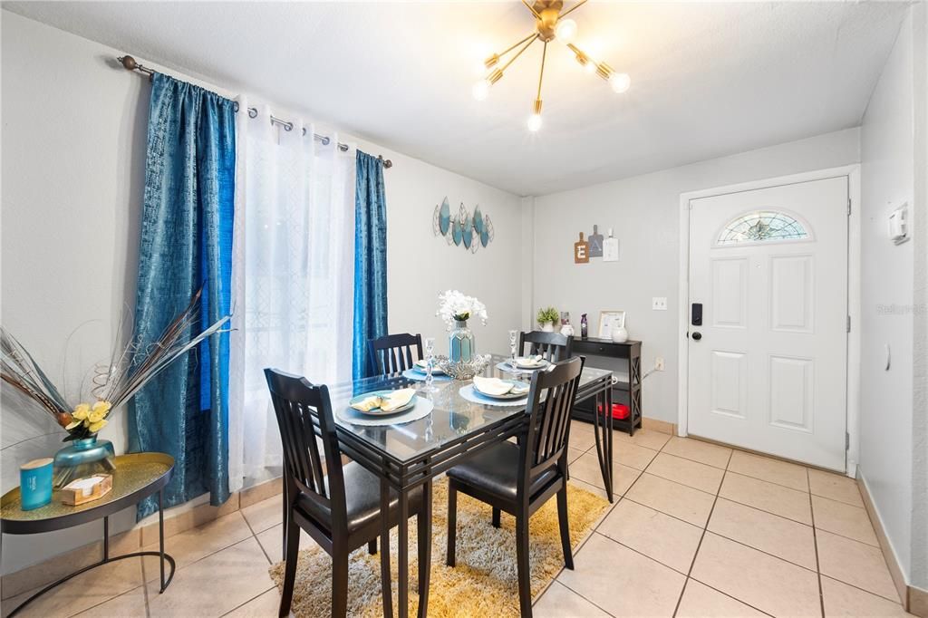 Dining room in the Garage Apartment.