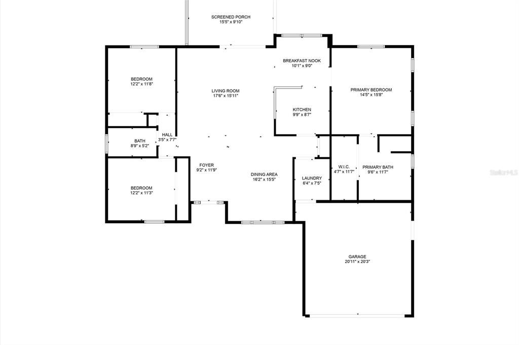 На продажу: $319,900 (3 спален, 2 ванн, 1764 Квадратных фут)