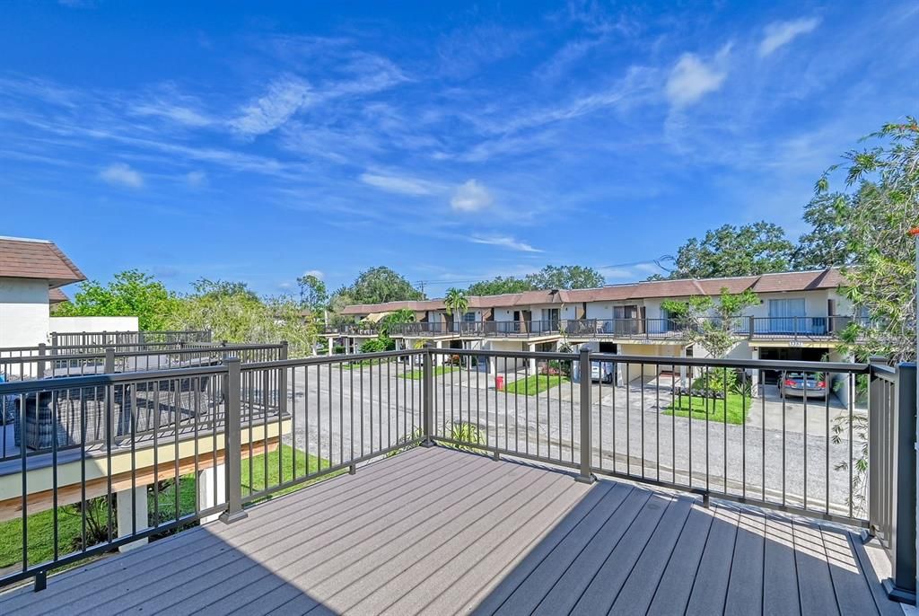 Deck off of Master Bedroom