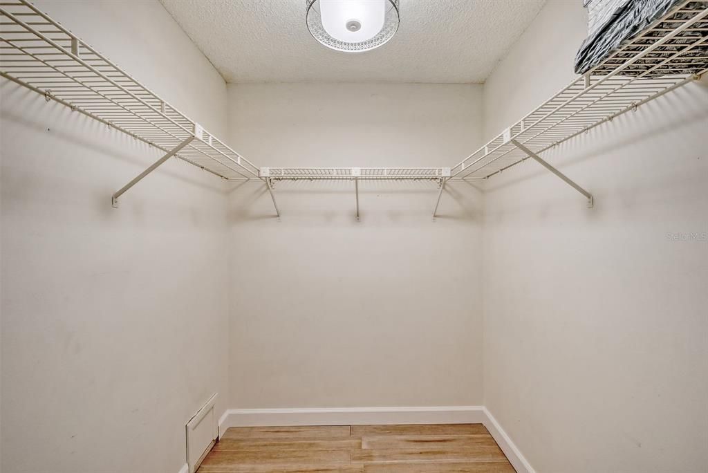 Walk-in-Closet in Master Bedroom